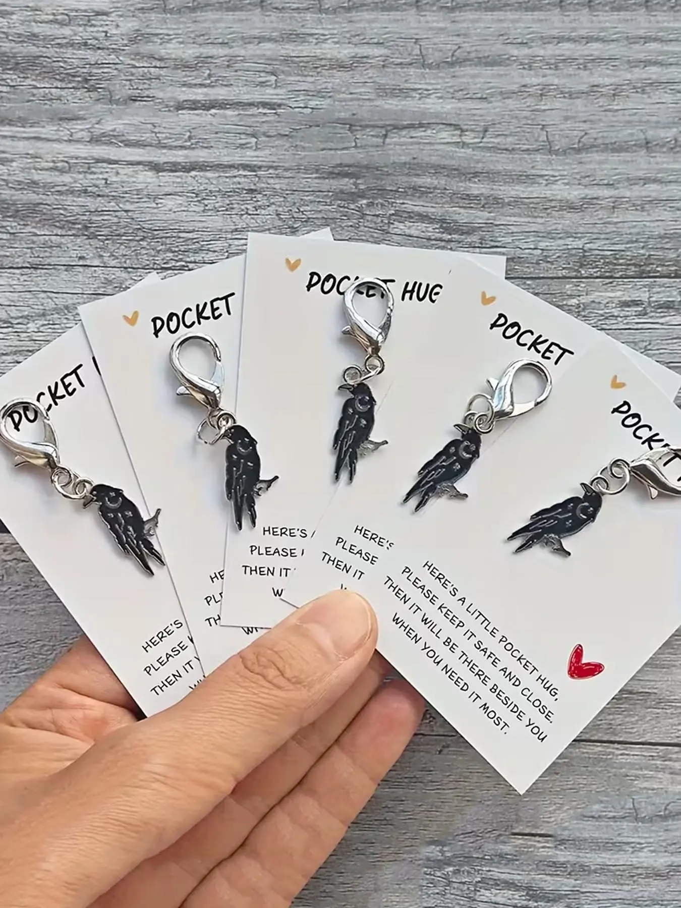 5pcs/10pcs Funny Crow Keychains, Keyrings, Cute Star and Moon Crows, Best Friend Gifts for Bird Lovers,Suitable As A Valentine's Day or Mother's Day Gift. Novel Accessories, Light and Charming,Fashionable Accessories, Party, Keychain Pendant, Keychain Set