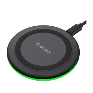 Yootech Wireless Charger ( 2 Pack ) ,10W Max Fast Wireless Charging Pad Compatible with iPhone and Android