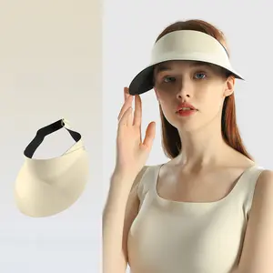 Women’s UPF50+ UV Protection Seamless Sun Visor Hat, High Ponytail Wide Brim No Trace Cap, Breathable Lightweight Hat for Beach Golf Hiking Outdoor Daily