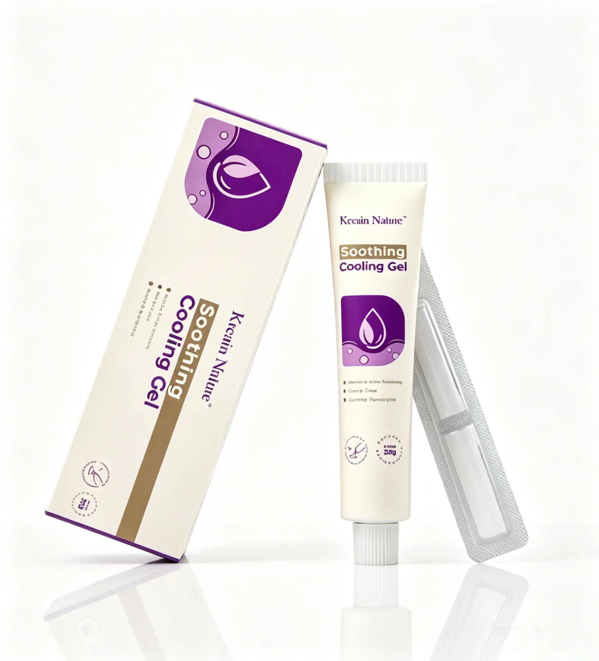 Natural Herbal Moisturizing Face Gel | Kreain Nature 3 Natural Herbs Non-Irritating Daily Skincare for All Skin Types