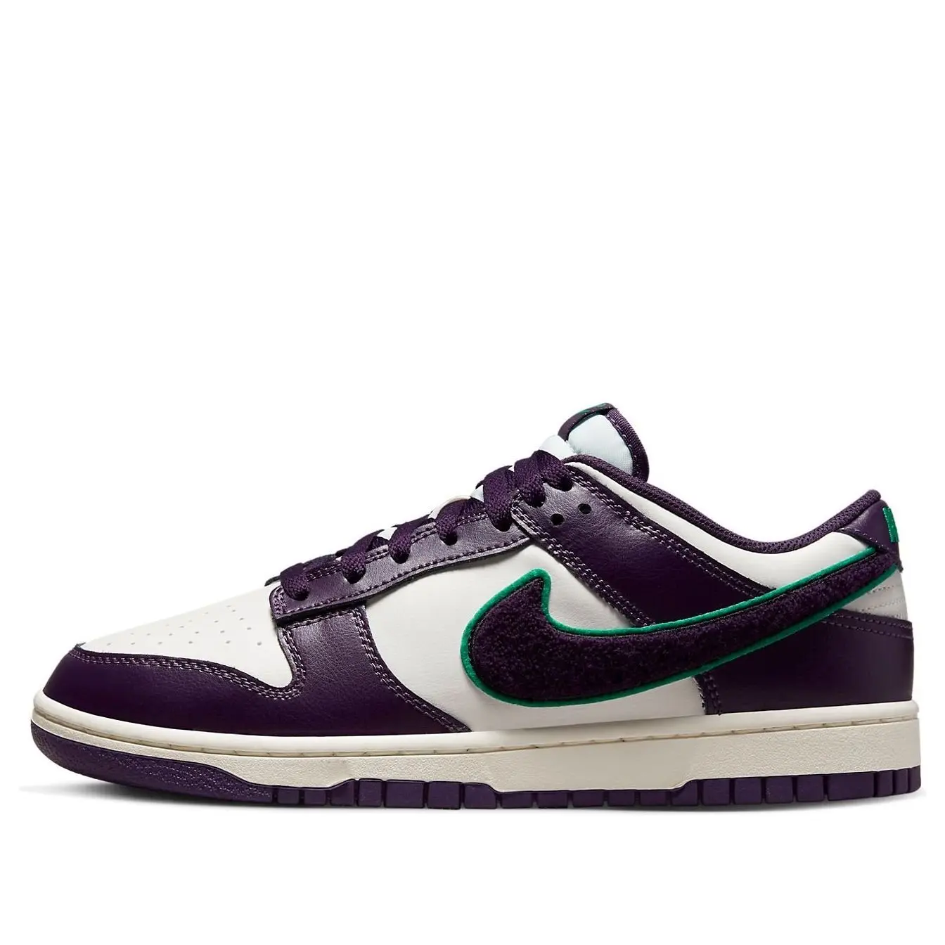 Nike Dunk Low 'Chenille Swoosh - Grand Purple' DQ7683-100 Nike Dunk Low 'Chenille Swoosh - Grand Purple' DQ7683-100