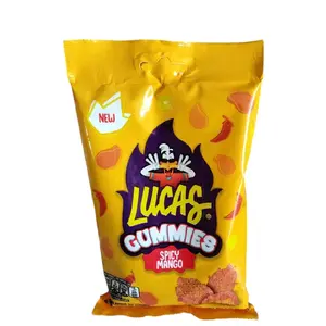 Lucas Gummies Spicy amango 4.58-ozb bag(130g) Mexica. candy Dulces Mexicanos