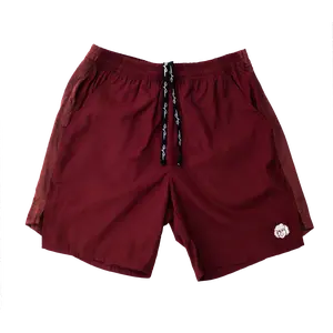 Danny Duncan Maroon Running Shorts