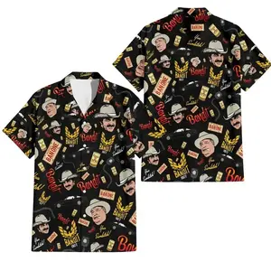 Sm0key and The Bandit Hawaiian Shirt, Funny Movie Style Tropical Short Sleeve Shirt, Summer Aloha Button Down Shirt, Gift for Him or Her