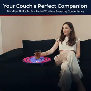 Misfitable Foldable Table Patterns Collection 2-in-1 Coffee Table to Wall Art Durable Resin Surface Easy Setup Artistic Functional Modern Design