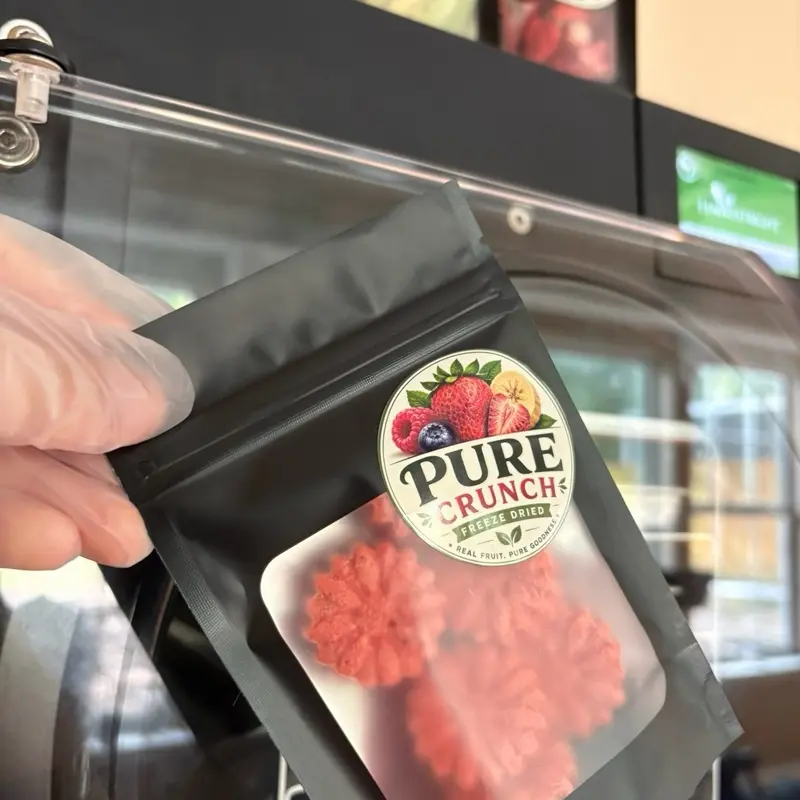 Freeze-Dried Fruit Snack Mix with Strawberries, Mangoes and Peaches
