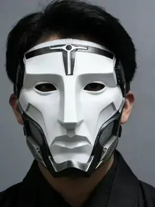 Prison Warden Mask Cosplay Prop, Halloween Realistic Mask, Gethros Model, Delta Force Merchandise, Same Style Costume Accessory, Perfect for Cosplay Events