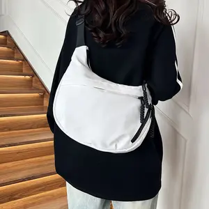 2026 New Nylon Shoulder Crossbody Bag, Casual Japanese & Korean Versatile Dumpling Bag for Autumn & Winter Outings women handbags luxury designer tote real