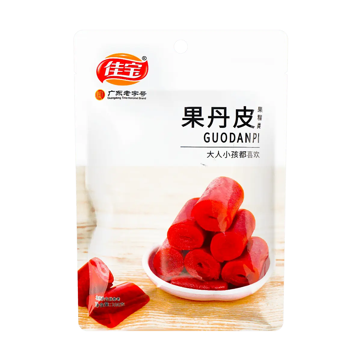 JIABAO Hawthorn Fruit Roll-Up Leather Snack, Guangdong Specialty, 3.53 oz JIABAO Hawthorn Fruit Roll-Up Leather Snack, Guangdong Specialty, 3.53 oz