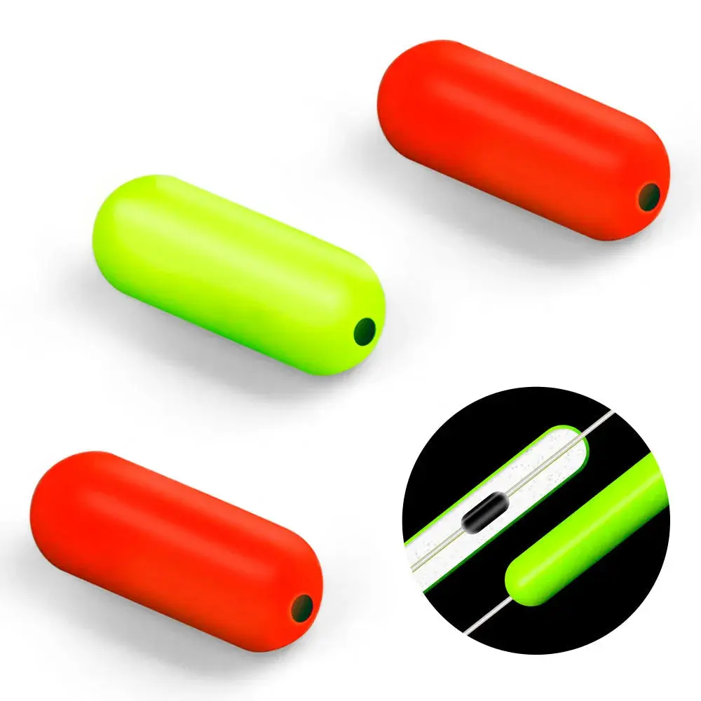 Oval Rubber Bobber Stoppers for Fishing - 100-Pack Bulk Float Stops for Anglers, Multi-Size & Depth-Locking for Float Rigging, Oval Shape, Durable Rubber Construction, Locks In Float Depth