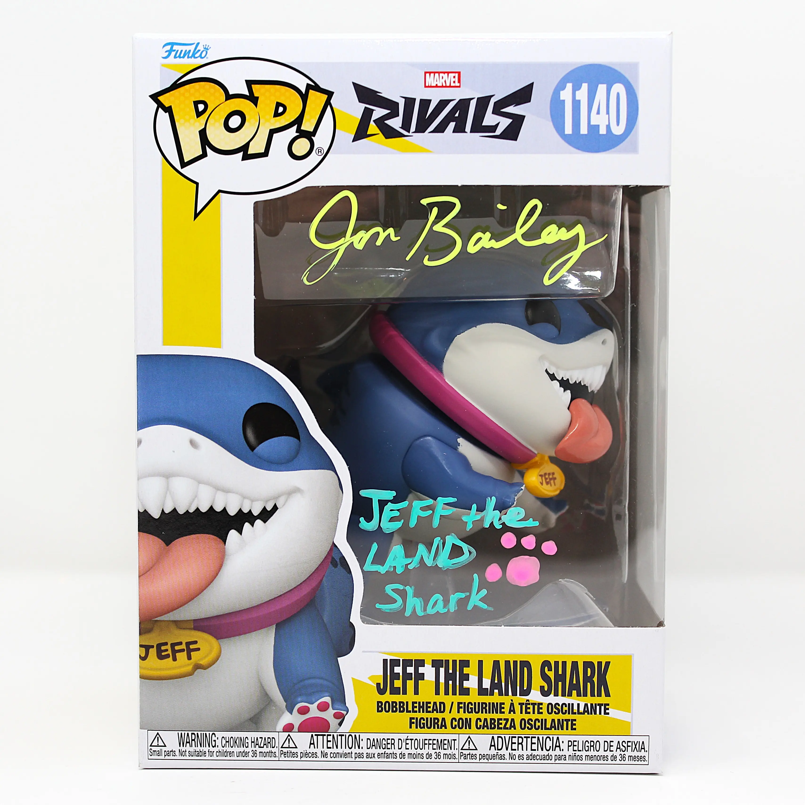 Funko Pop! Marvel Jeff the Land Shark #1140 Signed - TikTok Shop