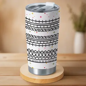 Gifted Boom - Hidden Message Christmas 20oz Stainless Steel Tumbler, Insulated Drinkware Gift for Coworkers, Friends, Sarcastic Office Humor Water Bottles, Stylish, Funny Cup Mug