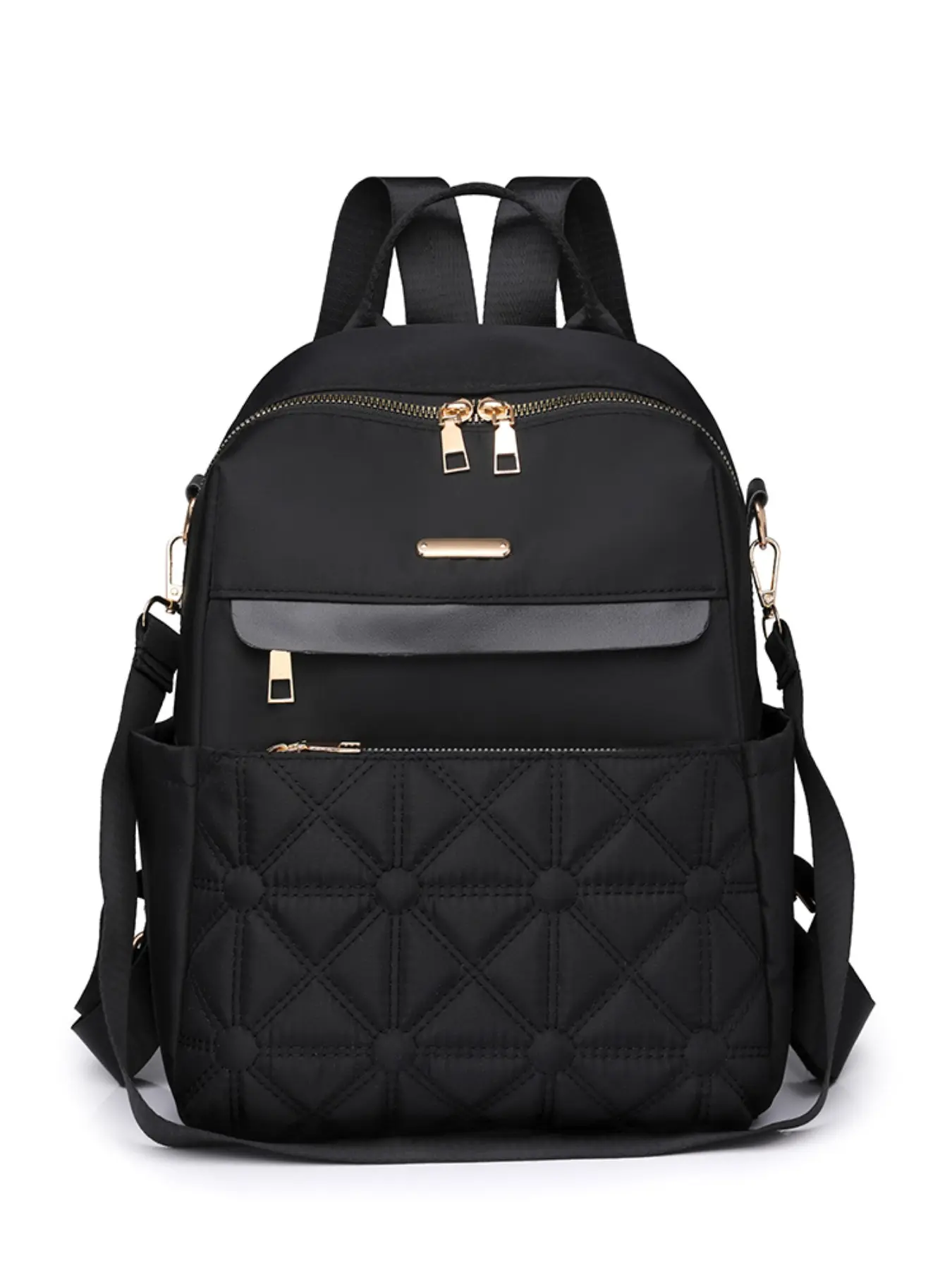 Women's Oxford Cloth Backpack, Large Capacity Waterproof Student Bag, Lightweight Travel Bookbag, Daypack, Two-In-One Design, Casual Travel Backpack, Travel Essentials Backpacks