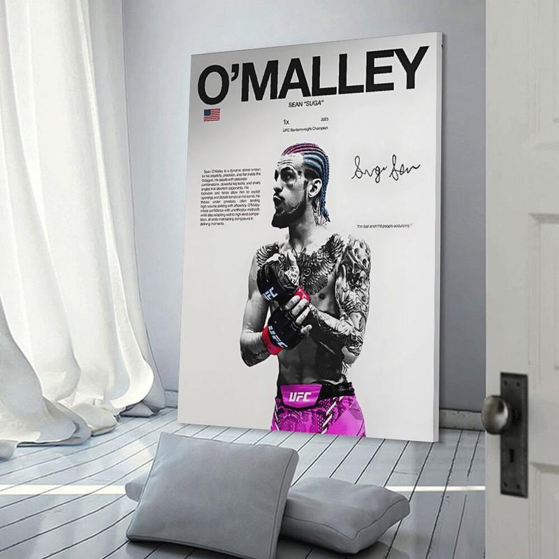 Sean O'Malley poster, UFC wall decoration, MMA digital poster, UFC bantamweight champion, UFC men's gift, sports poster, gym decoration, poster gift