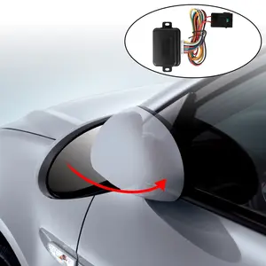 12V Car Rear View Mirror Folding System Intelligent Automatic Rearview Mirrors Parking Folding Universal Automotive Accessories