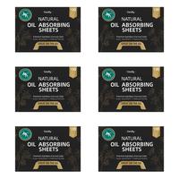 Bamboo Charcoal - 6 Pack