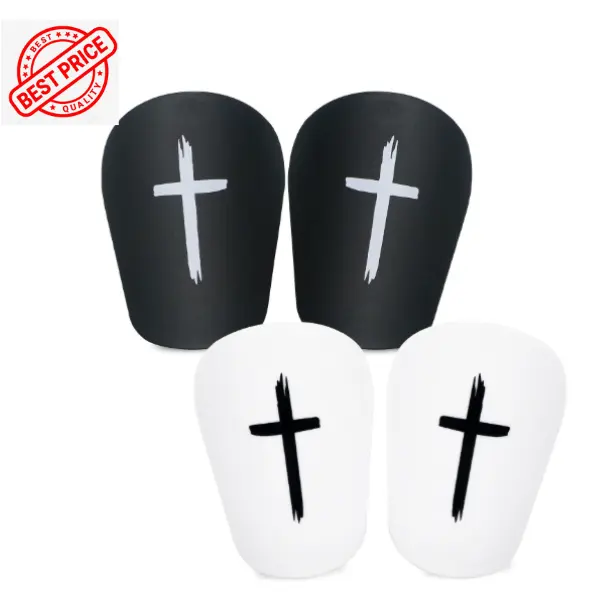 2 Pairs Mini Shin Guards for Kids & Adults, Slim Fit PP Shell & EVA Foam Protection, Lightweight & Comfortable Soccer Gear for Practice, Footballequipment, Players, Casual Play, Ergonomic Shape, Ultra Lightweight, Children, Non-Slip, Youth Football, Unise