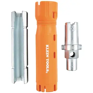 Klein Tools 68098 Faucet Wrench, 12-in-1 Plumbing Multi Tool for Sink, Toilet, and Faucet Installations and Repairs