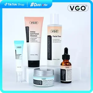 VGO Skincare Five-step Routine Daily care Repair Moisturizing Improving skin condition Outdoorfun-A