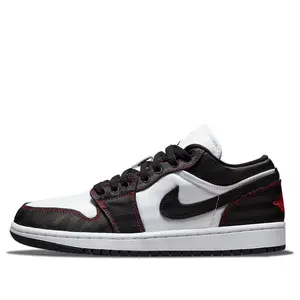 (WMNS) Air Jordan 1 Low SE Utility 'White Black Red' DD9337-106