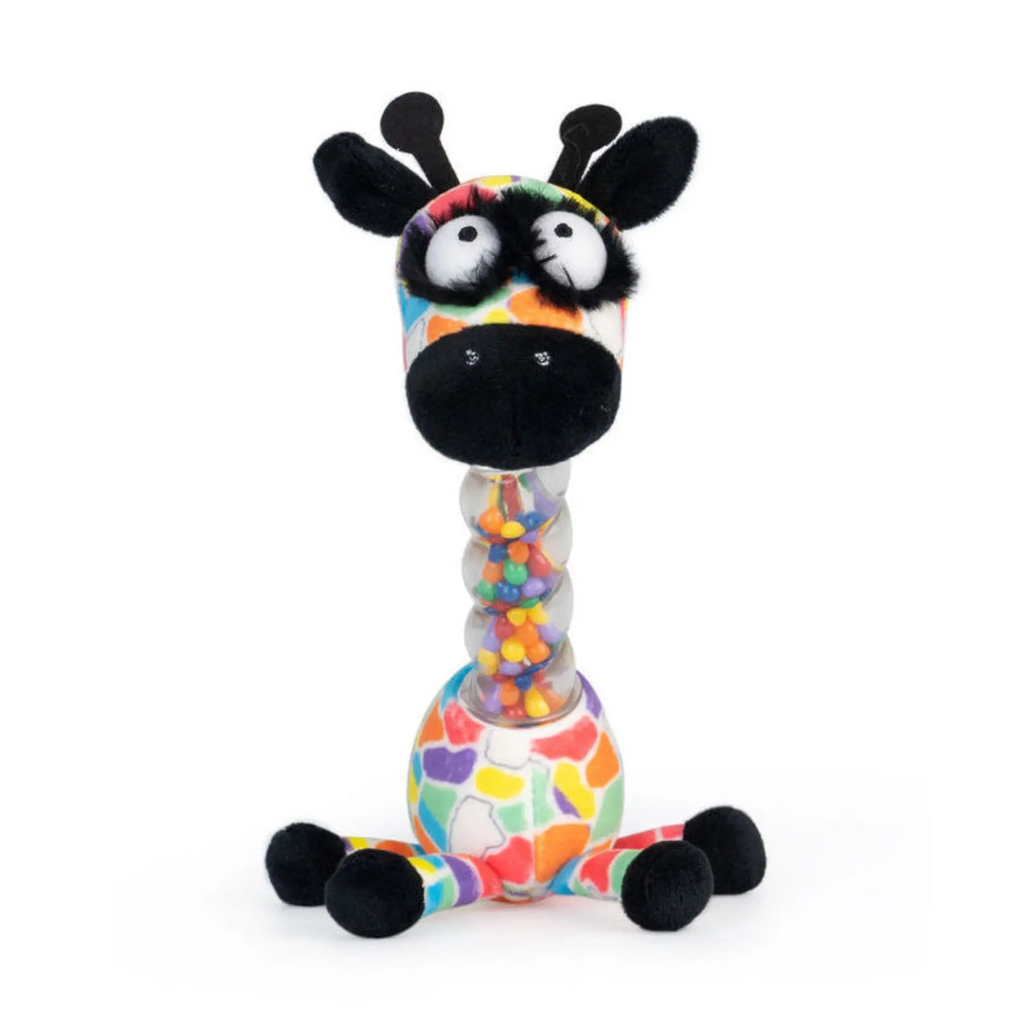 Inklings Baby Jaffy the Fringe Footed Giraffe Hand Rattle Jingle Jangle Activity Sensory Infant Newborn Play Toy Gift for Early Development and Hand-Eye Coordination, Rattle Maracas, Baby Shower Gift