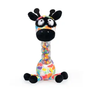 Inklings Baby Jaffy the Fringe Footed Giraffe Hand Rattle Jingle Jangle Activity Sensory Infant Newborn Play Toy Gift for Early Development and Hand-Eye Coordination, Rattle Maracas, Baby Shower Gift