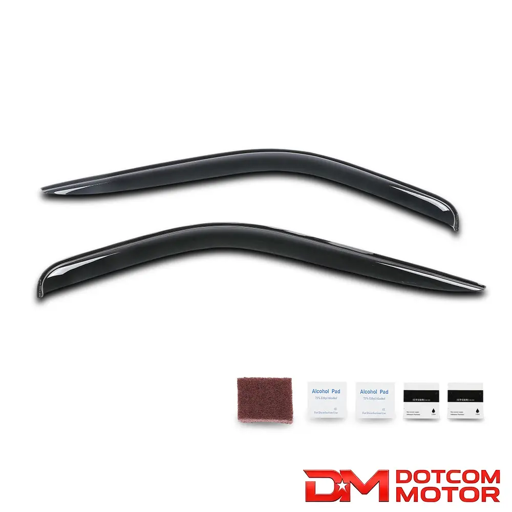 DOTCOM MOTOR Window Visors Sun Guard Rain Deflector Vent Shade Fit For Ford Transit 2014-2024