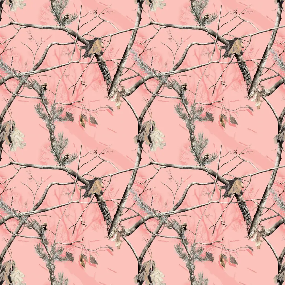 Fabric Sykel Enterprises Pink Camo Allover Realtree by the Quarter Yard 10006
