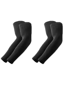 2 Pair Cooling Arm Sleeves,Arm Sleeves Breathable, Stretchable, QuickDrying For Sports & Daily Use, Unisex lce Fabric, Elastic Fit, SunProtection Accessory For Summer Activities, Cycling, Arm Compression Sleeves