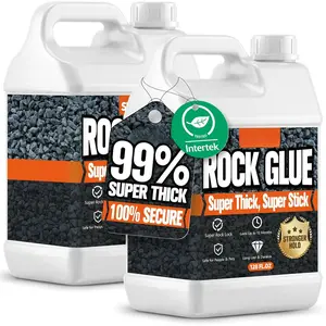 Rock Glue, 99% Super Thick 2Gallon Mulch Glue for Landscaping, Lasts Up to 2 ,  Super Stick of Pea Gravel Stabilizer Landscape, Gravel Binder for Pebble, Pine Straw for Gardens