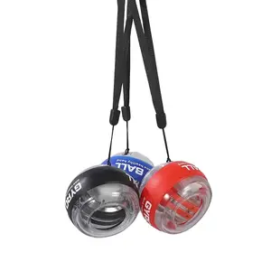 Portable Wrist Trainer - Self-Start Lighted Gyro Ball, ABS+Metal Gyro Structure Forearm Exerciser, Sports & Outdoor Strength Training Equipment, Pocket-Fit Hand Strengthener