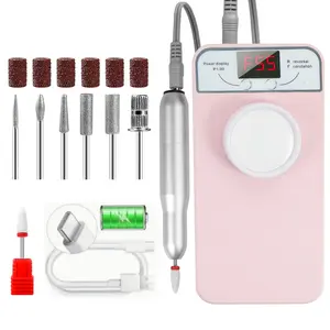 Portable Manicure Tool Set, 55 Speed Settings, Reversible Adjustment, USB Charging, Gel Nail Removal & Polishing, Ceramic Nail File, Nail Art Tools