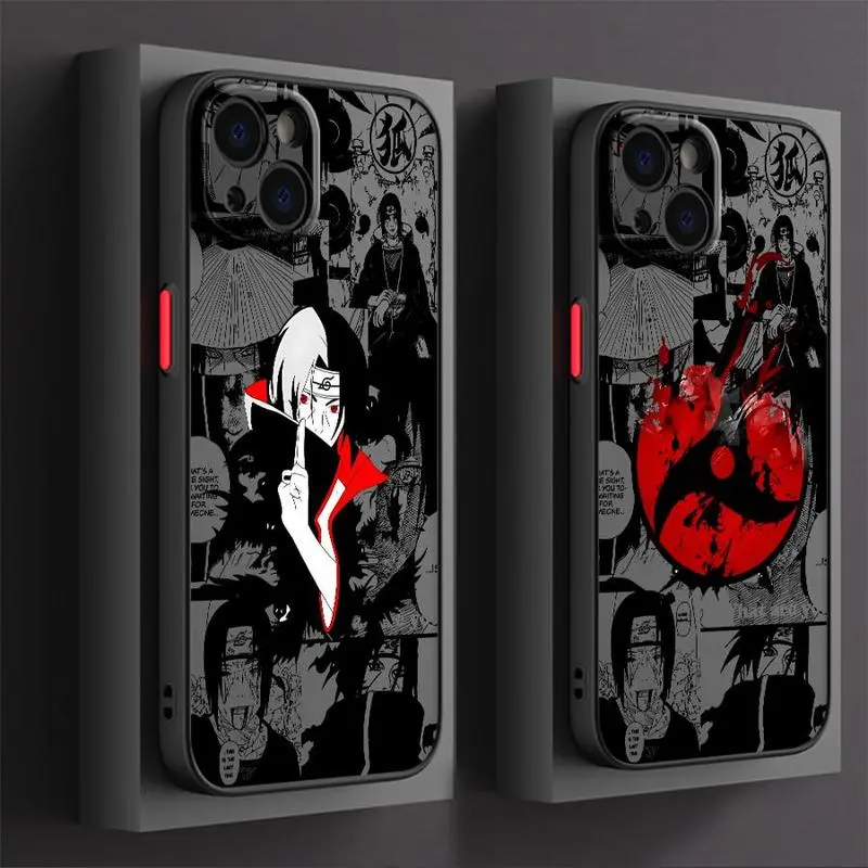 Narutos ITACHI Phone Case for Apple iPhone XR 12 14 Pro 16 7 8 Plus 13 Mini  XS Max 11 Pro 15ProMax SE Matte Shockproof Cover - TikTok Shop