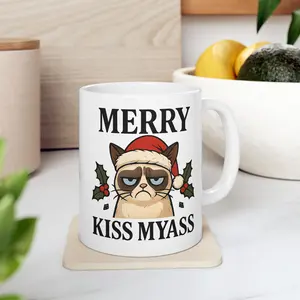 Lovesout Funny Gifts Munchkin Cat White Proud Parent Christmas 2025 Gifts White Coffee Mug White 11oz, Summer Winter Drinkware, Birthday Gifts, Holiday Gifts, Christmas Gifts, New Year Gifts, Valentine's Day Gifts