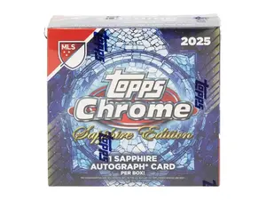 2025 Topps Chrome MLS Major League Soccer Saphire Edition Trading Cards LV