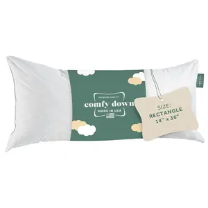 14x36 Comfy Down Pillow Insert