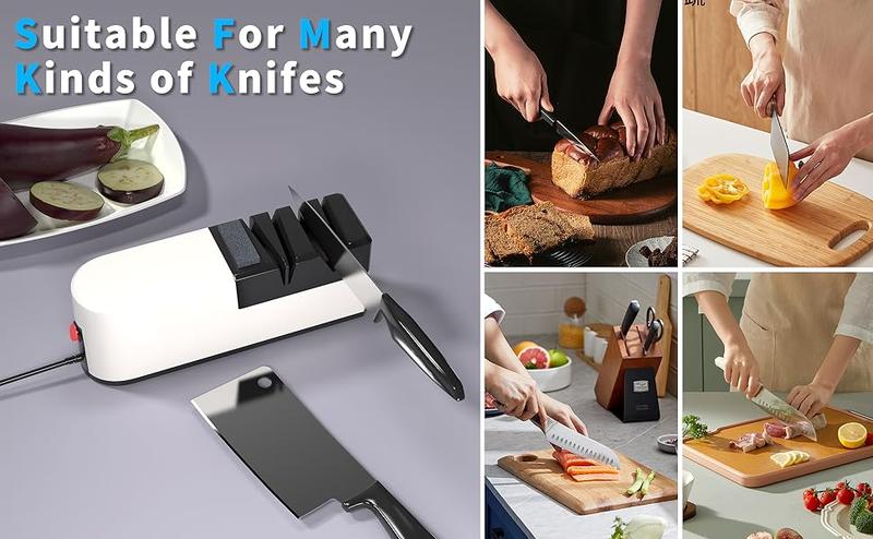 Professional Knife Sharpener, Automatic Knife Sharpener Sharpening and Polishing for Kitchen