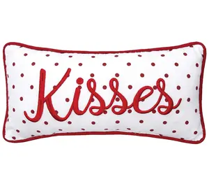 Kisses Dot Pillow by Valerie