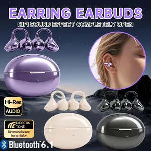 Wireless clip-on earphones A ，Waterproof Earphones，High-quality sound，Noise-cancelling microphone，Suitable for sports, office work, and video calls，Gaming Bluetooth Headphones，Sports headphones