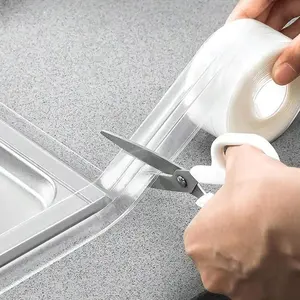 Sealing Tape, Waterproof Self-adhesive Type, Transparent Kitchen and Wall Bathroom Sealing Adhesive, Sealing Protection Strips for Kitchen, Countertop, Bathroom, Sink, Bathtub, Toilet Edges, and Sealing Tools