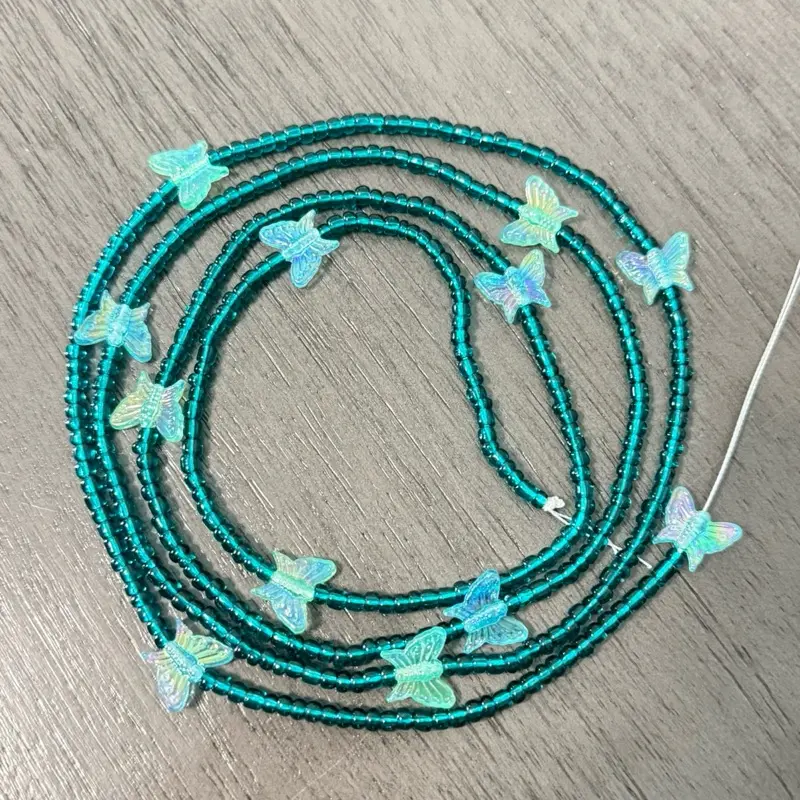 Ocean wings tie on waist beads