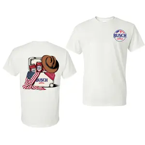 Busch Apple 4th July Busch Beer T-Shirt, Gifts for Him, Funny Drink Shirt