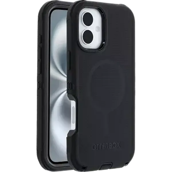 OtterBox - Defender Pro Series Case with MagSafe - iPhone 16 Plus - Black