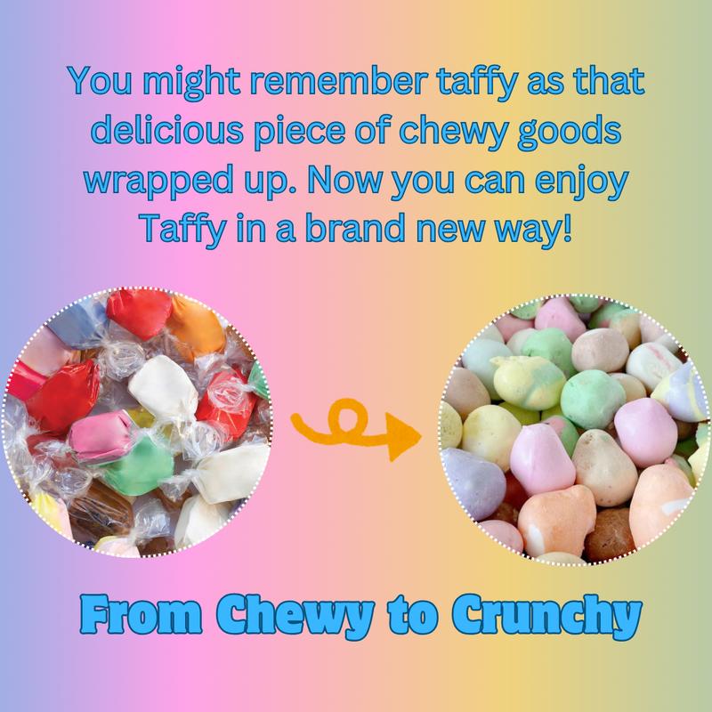 G-BOX Freeze Dried Taffy Puff Candy | Freeze Dried Candy| Crunchy, TikTok Trend Items, Featuring Old School Candy Vibes, Perfect for Fans of Freeze Dried Candies(Cotton Candy and Multiple Flavor Options)