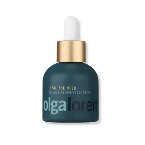 Olga Lorencin Heal the Need Rescue & Recovery Serum - For Sensitive Skin with Aloe & Green Tea - Hydrating Serum for Rosacea