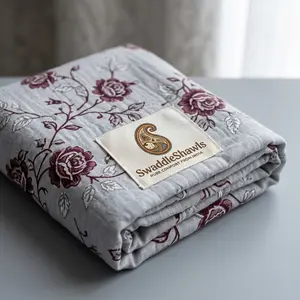 The Kashmir Valley Rose Swaddle