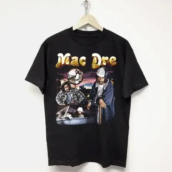 MAC DRE T-SHIRT  Vintage Rap Tee Astroworld Concert Tour Merch Y2k Hip Hop
