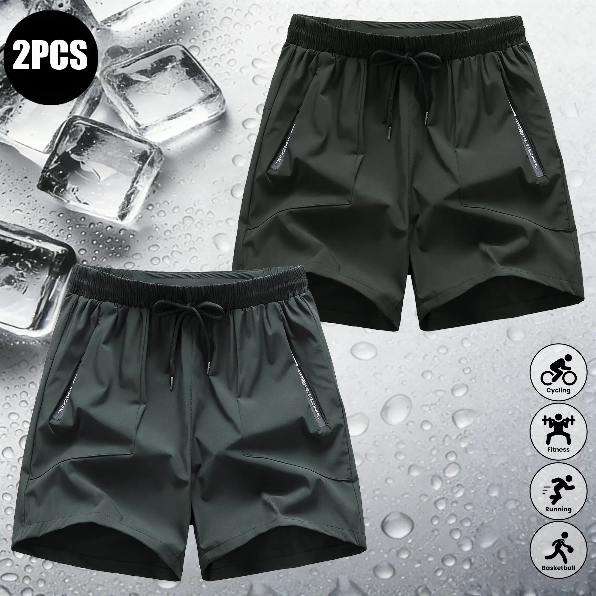 Dark gray + army gray