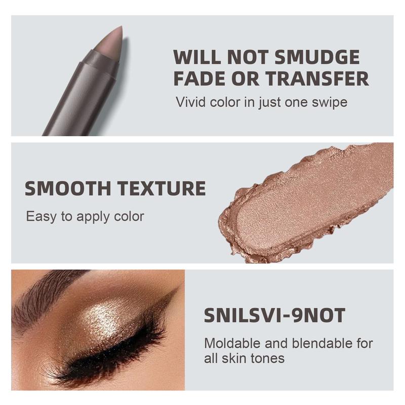 12 Color Gothic Eyeliner Pencil With Sharpener Set Makeup Smooth Matte Lipliner Waterproof Eyeshadow Pens Shine Pearl Smoky Punk Freckle Pen Cosmetic