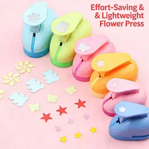 Creative Energy-Saving Embossing Tool, Artistic Punch Flower Border Puzzle Embossing Hand Account DIY Embossing Machine, Crafting Kit